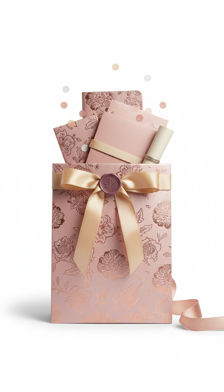 Stationery Mystery Bag with Foil Details